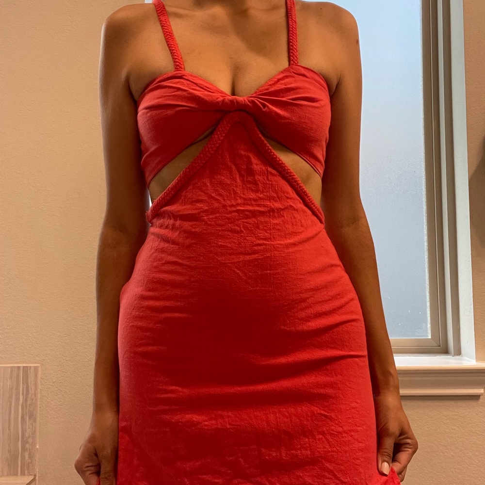 Small red dress